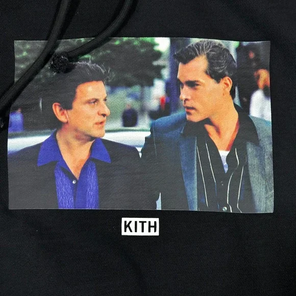 KITH GoodFellas Funny How Hoodie Black‎ Hooded Sweatshirt Mens Size S